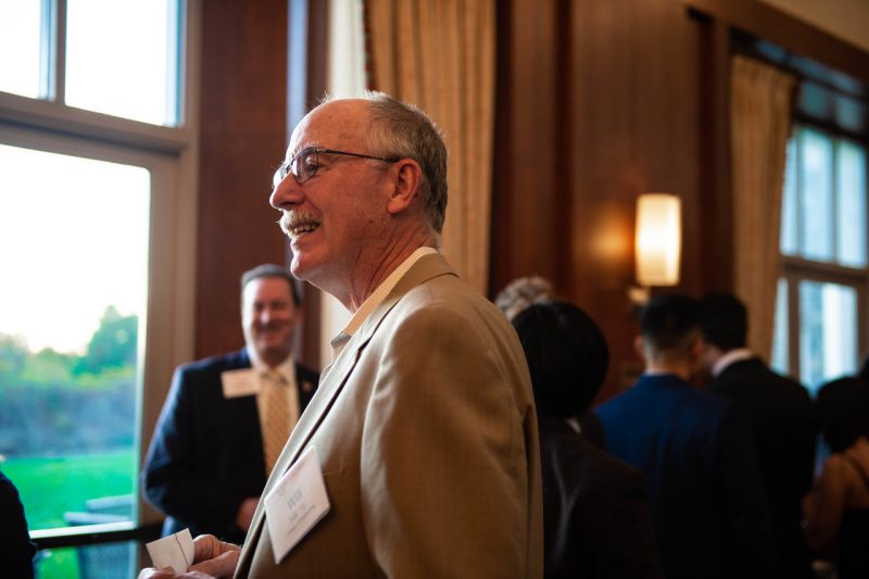 A donor at a Beyond Boundaries event